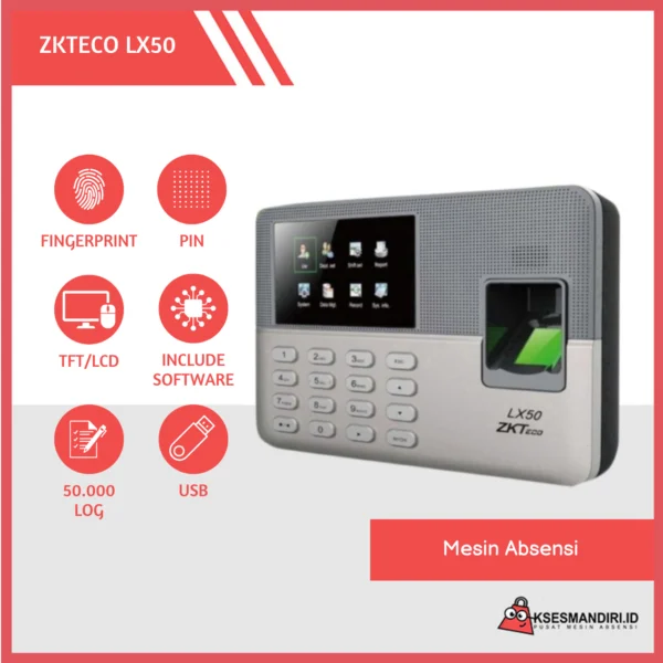 ZKTECO LX50 Mesin Absensi Fingerprint