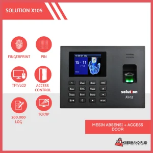 SOLUTION X105 Mesin Absensi dan Akses Pintu