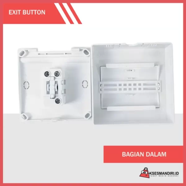 EXIT BUTTON Tombol Exit Access Door dan Bell Rumah Shield - Gambar 6