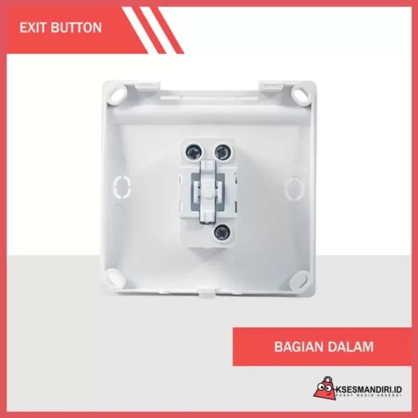 EXIT BUTTON Tombol Exit Access Door dan Bell Rumah Shield - Gambar 2