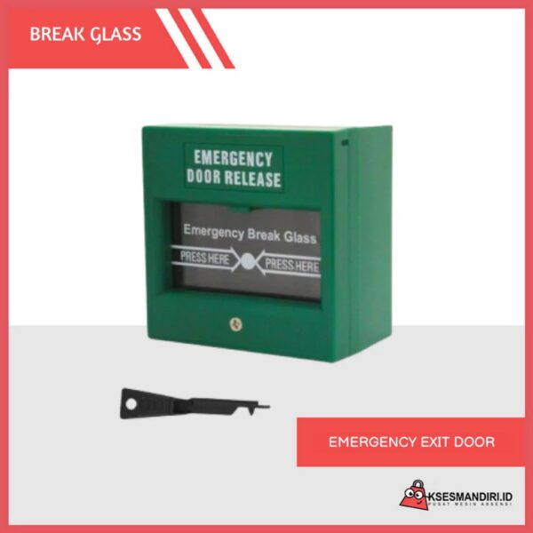 BREAK GLASS Emergency Door release - Gambar 4