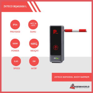 ZKTECO BGM2000 L Boom Barrier Otomatis Kiri 4M
