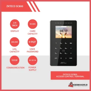 ZKTECO SC800 Mifare 13,56Mhz Mesin Akses Pintu