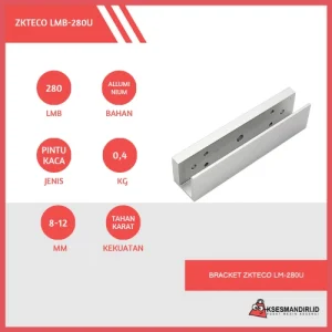 ZKTECO LMB-280U Bracket U 280Kg Pintu Kaca