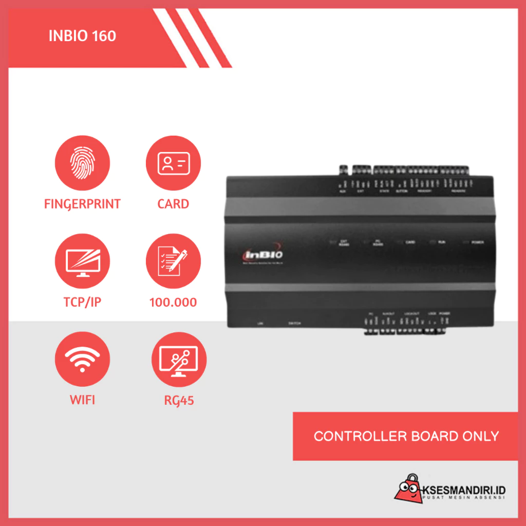 ZKTEC0 INBIO 160 NO BOX Mesin Controller 1 Pintu
