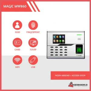 MAGIC MW860 Mesin Absensi Fingerprint dan Akses Pintu