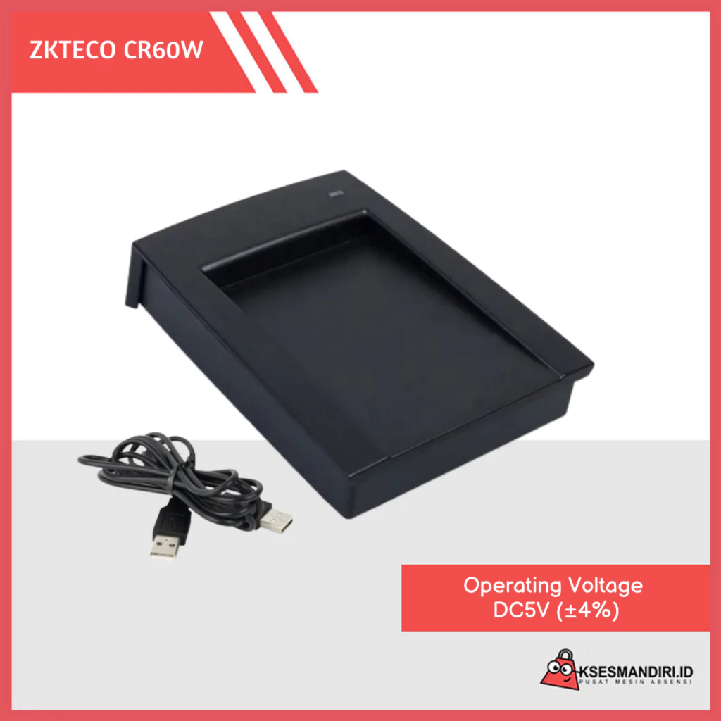 ZKTECO CR60W Encoder Hotel Lock Reader Card Mifare 13,56 Mhz - Gambar 5