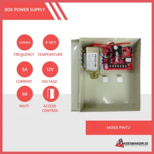 BOX POWER SUPPLY 12V 5A Garansi Seumur Hidup