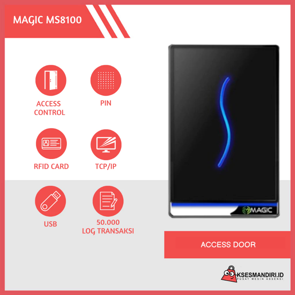 MAGIC MS8100 Mesin Absensi dan Akses Pintu