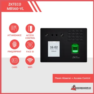 ZKTECO MB560-VL Mesin Absensi dan Akses Pintu